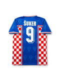 Croatia 1998 World Cup Away Shirt #9 Davor Suker