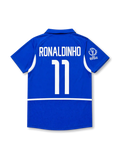 Brazil 2002 World Cup Away Shirt #11 Ronaldinho