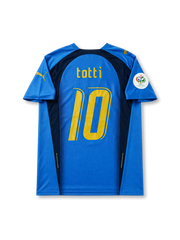 Italy 2006 World Cup Home Shirt #10 Totti