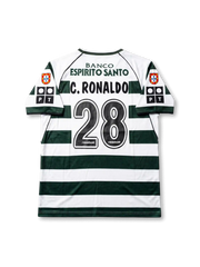 Sporting CP 2002-03 Home Shirt #28 C. Ronaldo