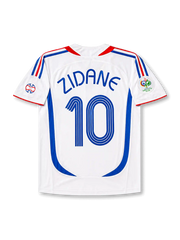 France 2006 World Cup Final Away Shirt #10 Zidane