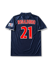 Paris Saint-Germain 2001-02 Home Shirt #21 Ronaldinho