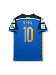 Argentina 2014 World Cup Away Shirt #10 Messi