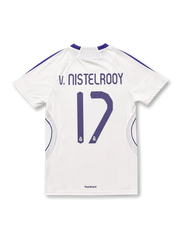Real Madrid 2007-08 Home Shirt #17 Van Nistelrooy