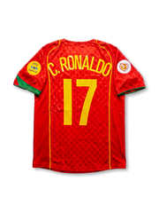 Portugal 2004 Home Shirt #17 Ronaldo