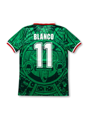 Mexico 1998 World Cup Home Shirt #11 Blanco
