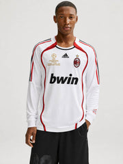 AC Milan 2006/07 Champions League Final Away Long Sleeve Jersey