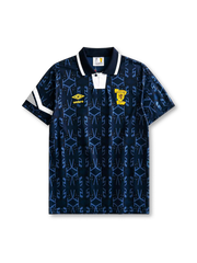 Scotland 1992-93 home jersey with geometric monogram pattern