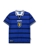 Scotland 1998-00 home jersey with tonal blue stripes