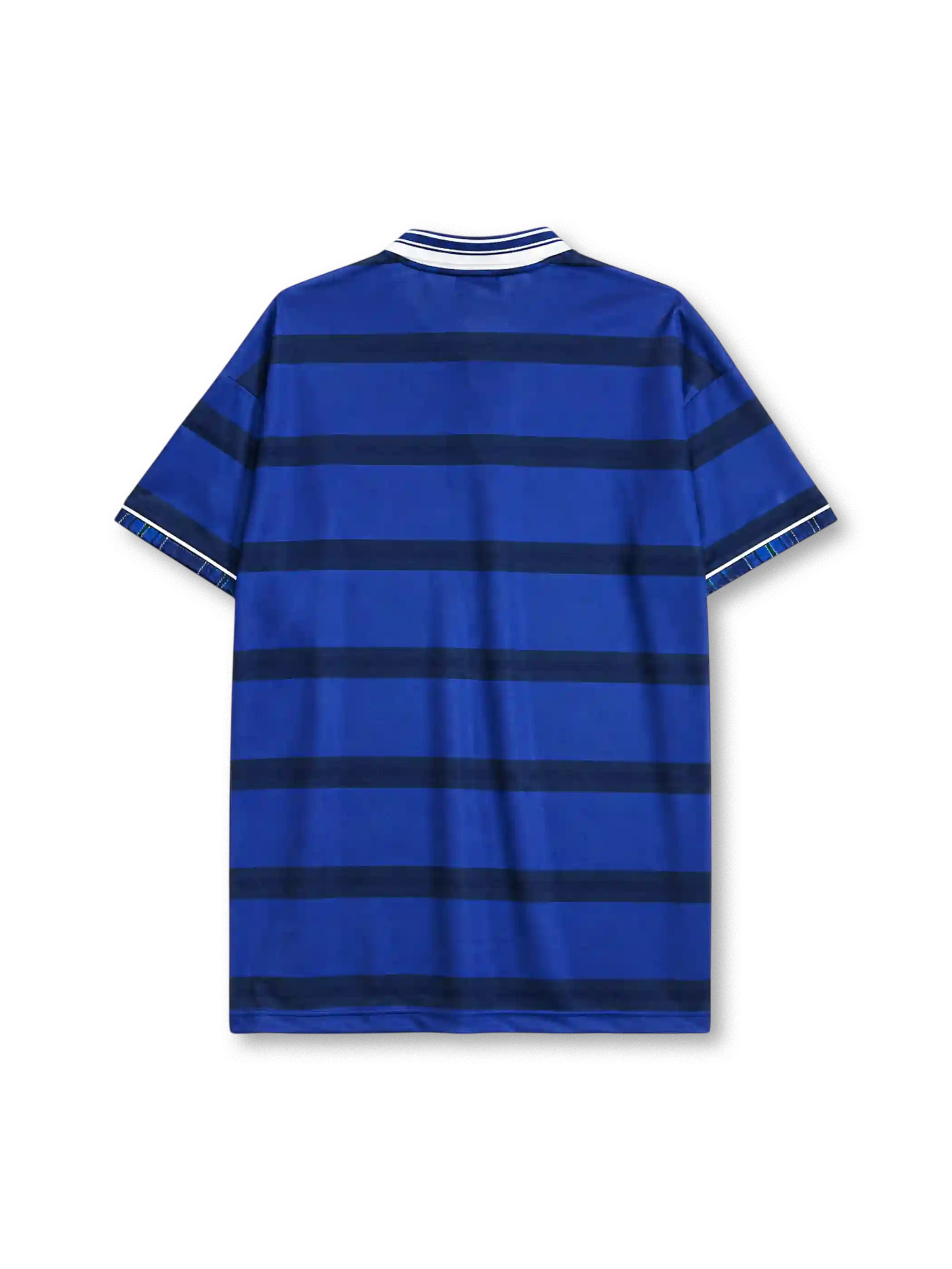 Scotland 1998-00 home jersey with tonal blue stripes