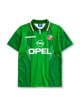 Republic of Ireland 1994/96 home football shirt by Umbro with Opel sponsor logo and FAI crest