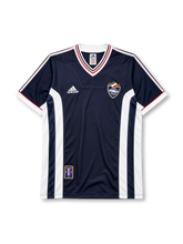 Yugoslavia 1998 home football shirt by Adidas with FSJ crest and white side panels