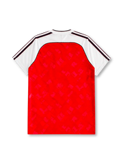 Arsenal 1990/92 home football shirt by Adidas with JVC sponsor logo and cannon crest