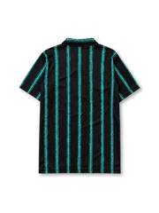 Celtic 1992/93 away football shirt by Umbro with green pinstripes and CR Smith sponsor logo