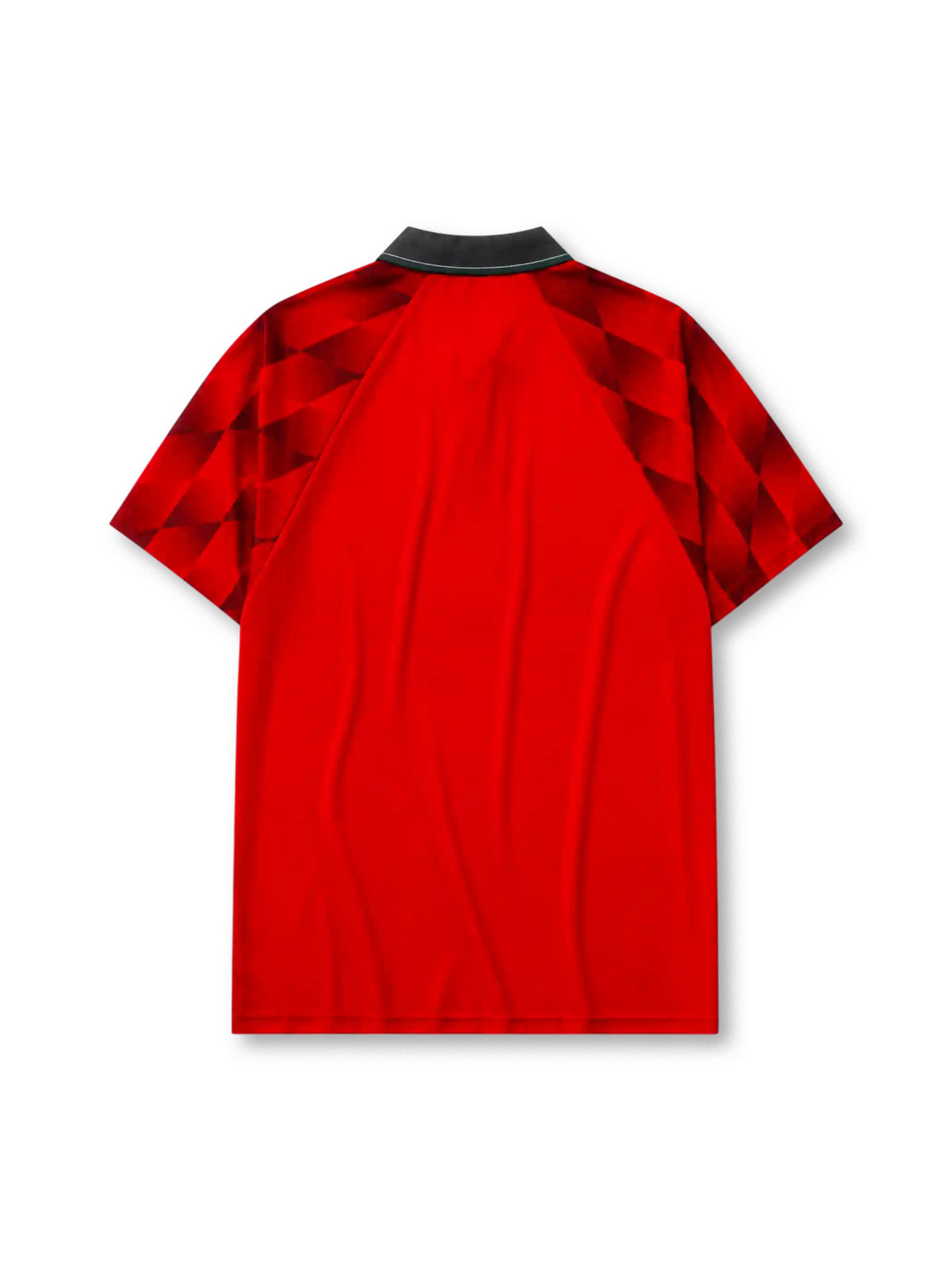 Manchester United 1996/97 home football shirt by Umbro with Sharp sponsor logo and Theatre of Dreams text