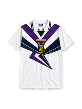 Scotland 1994/96 away football shirt by Umbro with lightning bolt graphic and SFA crest