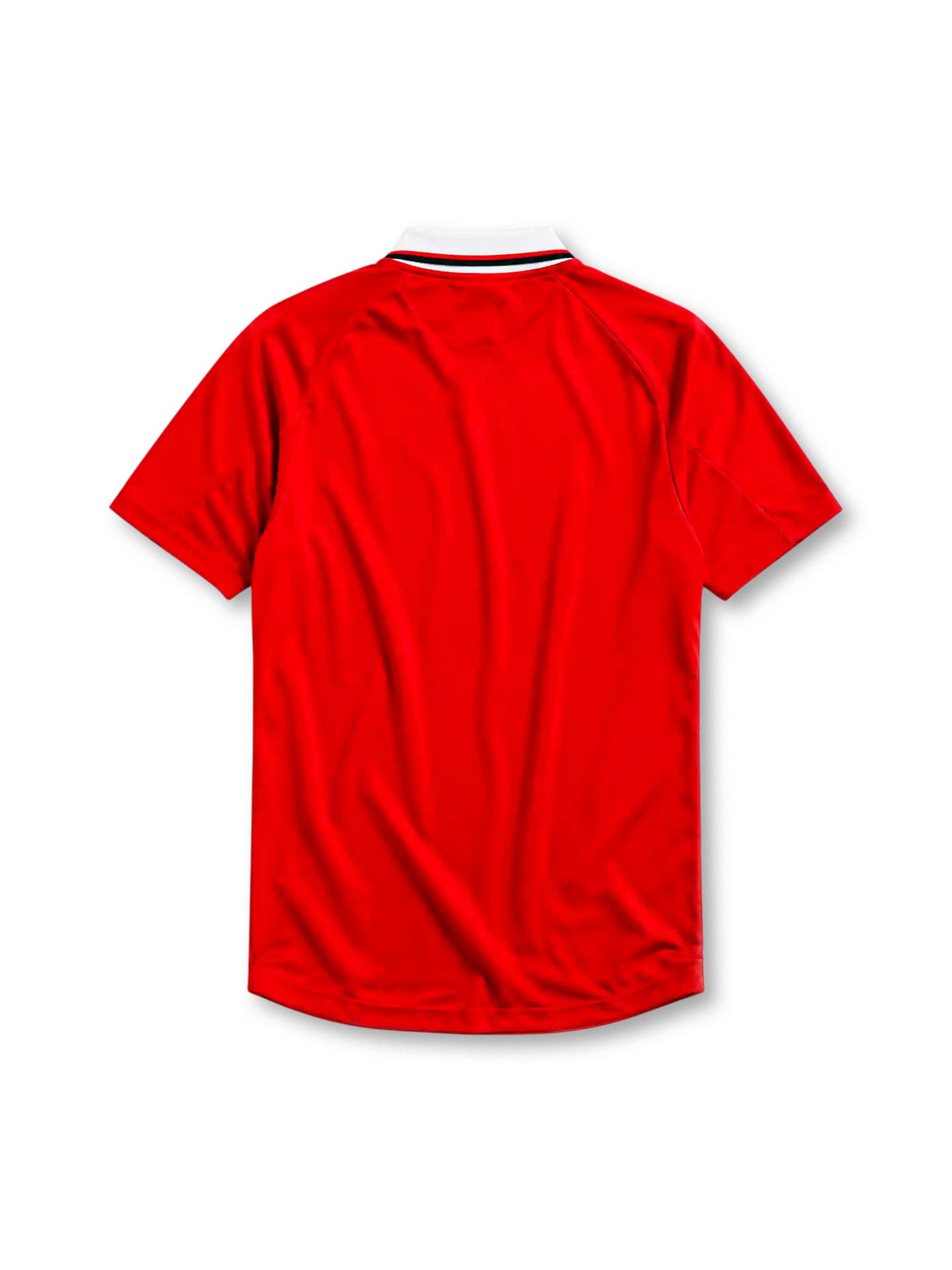 Manchester United 1999/00 home football shirt by Umbro with Camp Nou Champions League Final 1999 text