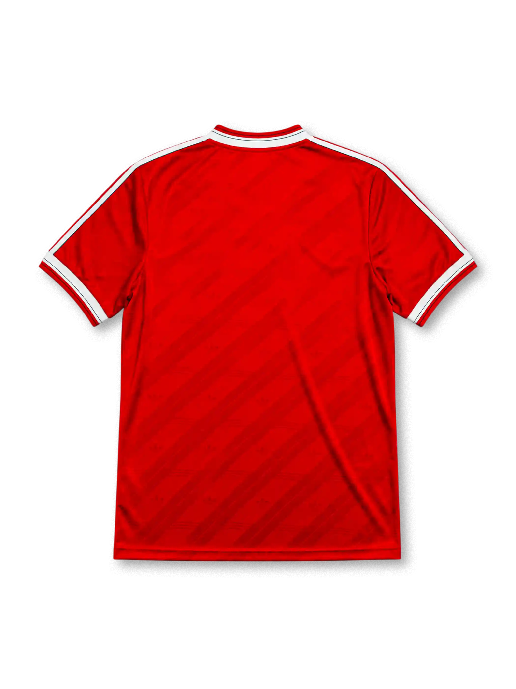 Manchester United 1986/88 home football shirt by Adidas with Sharp sponsor logo
