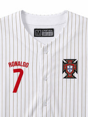 Portugal 2025 White Baseball Jersey
