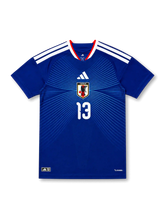 Japan 2026 home authentic blue football shirt with NAKAMURA name and number 13