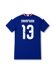 Japan 2026 home authentic blue football shirt with NAKAMURA name and number 13