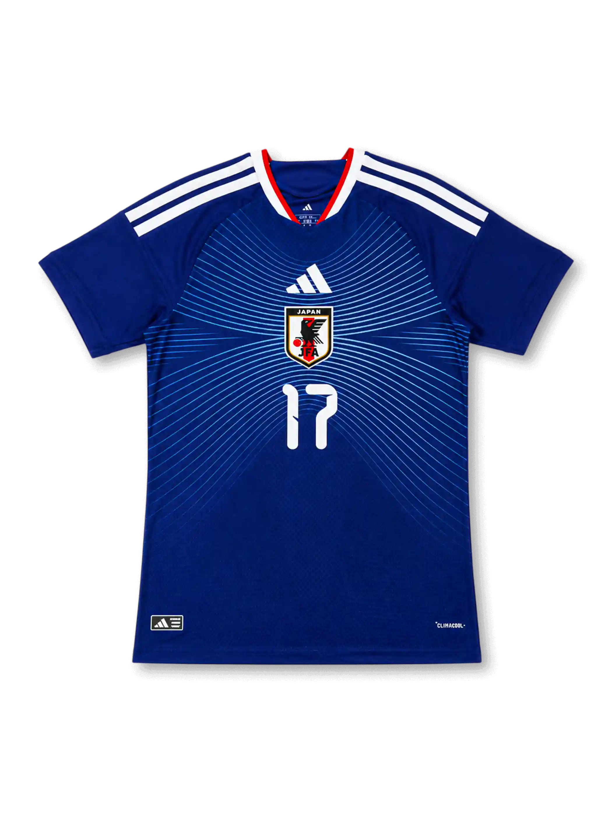 Japan 2026 home authentic blue football shirt with TANAKA name and number 17