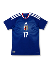 Japan 2026 home authentic blue football shirt with TANAKA name and number 17
