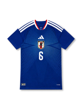 Japan 2026 home authentic blue football shirt with ENDO name and number 6