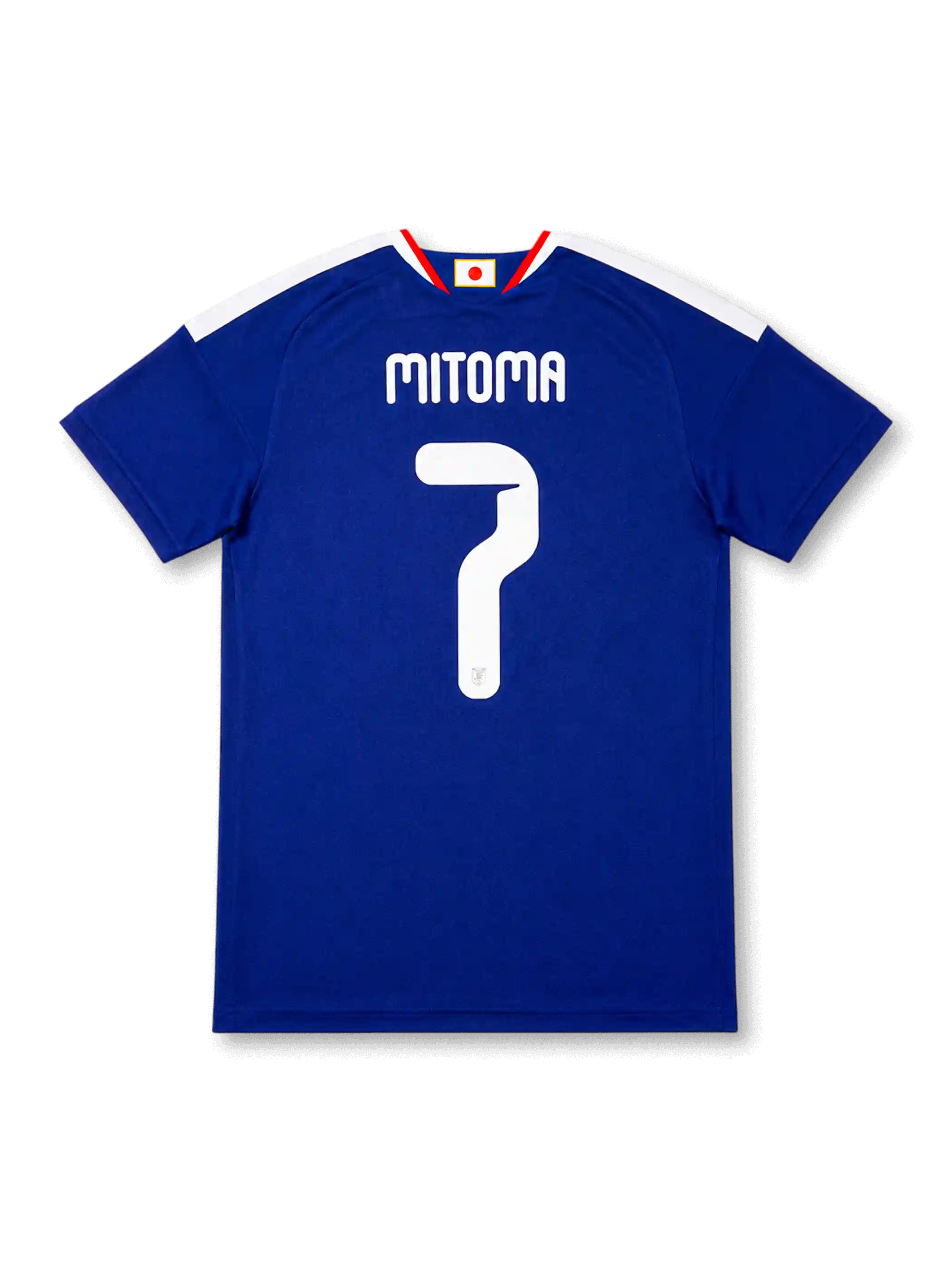 Japan 2026 home authentic blue football jersey with MITOMA name and number 7
