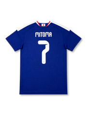 Japan 2026 home authentic blue football jersey with MITOMA name and number 7