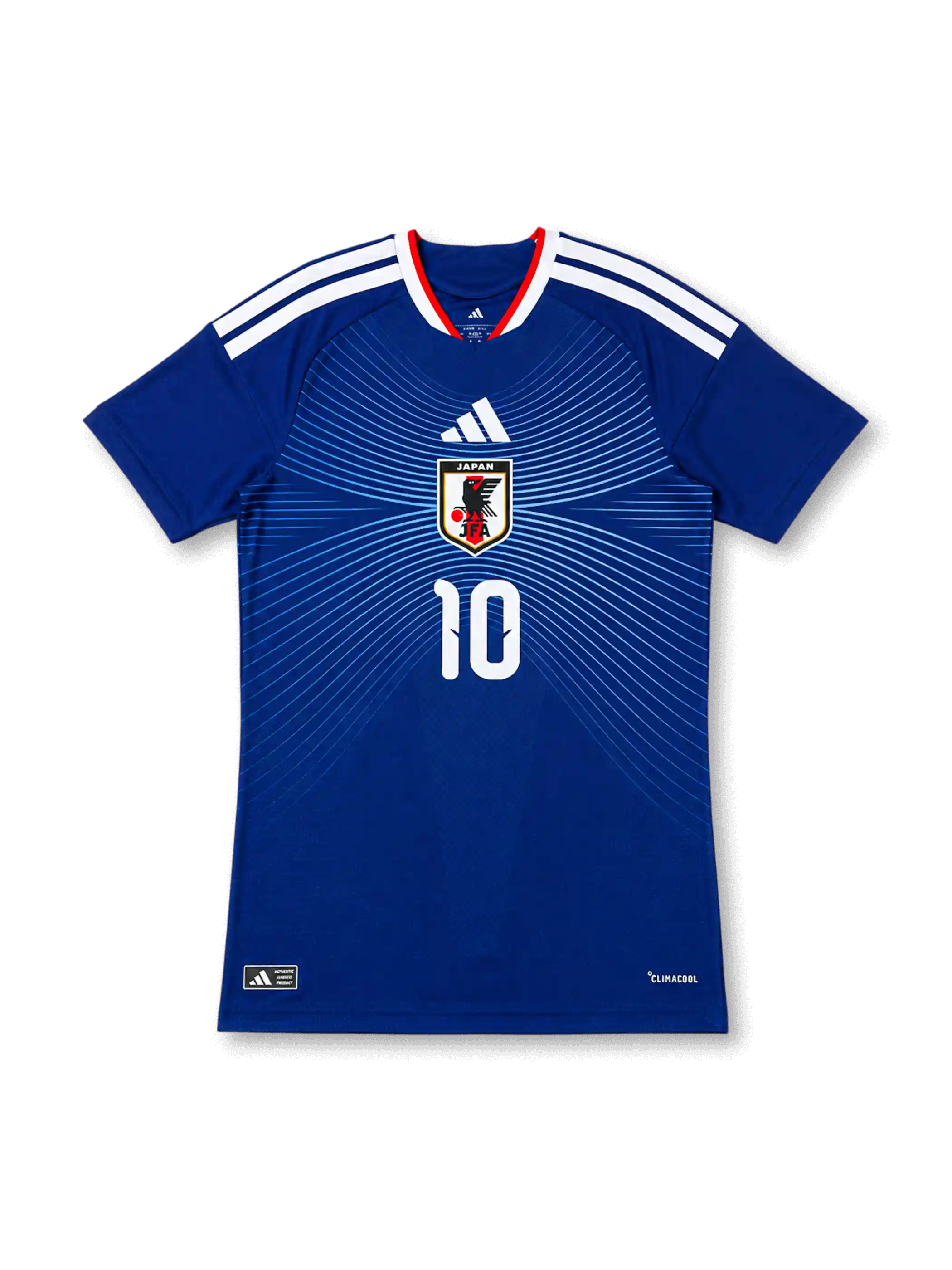 Japan 2026 home authentic blue football jersey with DOAN name and number 10