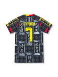 Japan commemorative black football jersey with MITOMA name, number 7 and samurai-inspired Japanese graphics