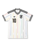 Japan 2026 away replica football jersey in white with Ritsu Doan name and number 10
