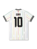 Japan 2026 away replica football jersey in white with Ritsu Doan name and number 10