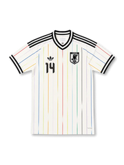 Japan 2026 away replica football jersey in white with Junya Ito name and number 14