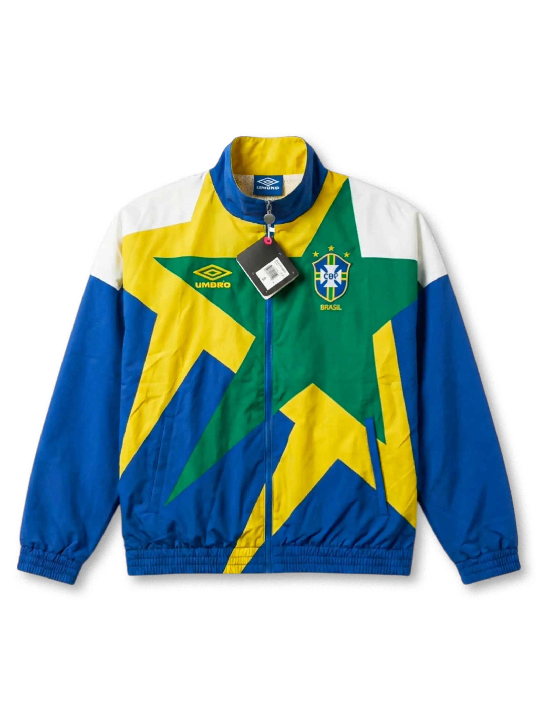 Brazil National Team Track Jacket — 1993/94-KICKO Soccer Shop
