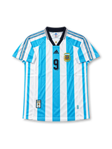 Argentina 1998 World Cup Home Shirt #9 Batistuta