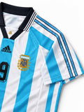Argentina 1998 World Cup Home Shirt #9 Batistuta