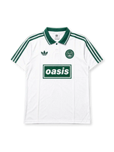 adidas Originals x Oasis Live ’25 Special Edition Polo Shirt, collaborative music-inspired polo featuring adidas Originals branding and Oasis Live ’25 tour design details.