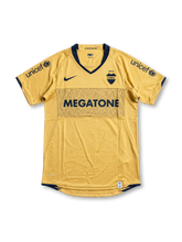 Boca Juniors 2007/08 Away Jersey Juan Román Riquelme #10, retro Argentine club soccer shirt featuring the away kit design, Boca Juniors club crest, and Riquelme name and number 10 on the back.