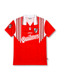 River Plate 1995/96 Away Jersey #10, retro Argentine club soccer shirt featuring the classic away kit design, River Plate club crest, and number 10 on the back.