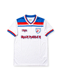 West Ham United x Iron Maiden Special Edition Shirt #11, music-inspired soccer jersey combining West Ham United club identity with Iron Maiden graphics and distinctive rock-themed design details.