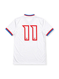 West Ham United x Iron Maiden Special Edition Shirt #11, music-inspired soccer jersey combining West Ham United club identity with Iron Maiden graphics and distinctive rock-themed design details.