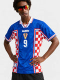 Croatia 1998 World Cup Away Shirt #9 Davor Suker