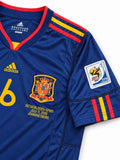 Spain 2010 World Cup Final Away Shirt #6 A. Iniesta