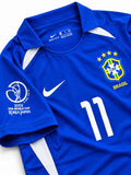 Brazil 2002 World Cup Away Shirt #11 Ronaldinho