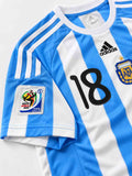Argentina 2010 World Cup Home Shirt #10 Messi