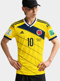 Colombia 2014 World Cup Home Jersey #10 James Rodríguez