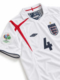England 2005-07 Home Jersey #4 Steven Gerrard