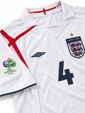 England 2005-07 Home Jersey #4 Steven Gerrard